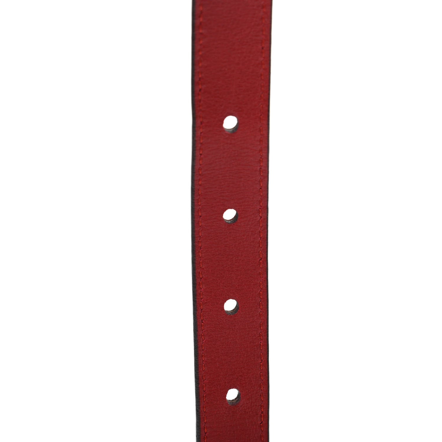 Gucci Patent Guccissima Belt 80 32 Red 5 of 5