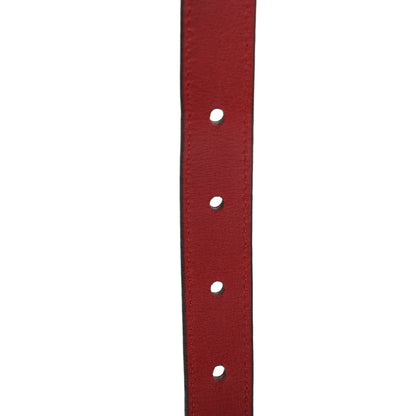 Gucci Patent Guccissima Belt 80 32 Red 5 of 5