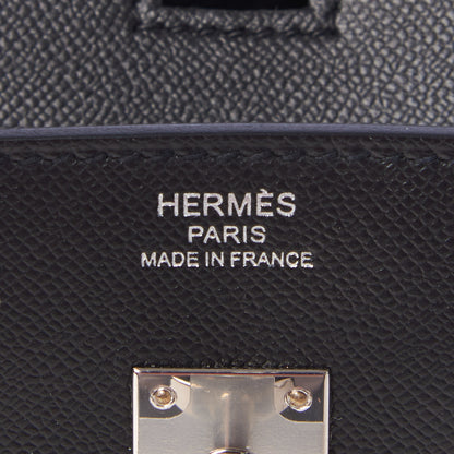 Hermes Madame Calfskin Birkin Sellier 25 Black 22 of 29