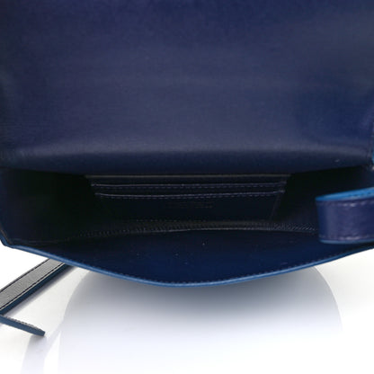 Salvatore Ferragamo Calfskin Gancini City Crossbody Azure Navy 4 of 8