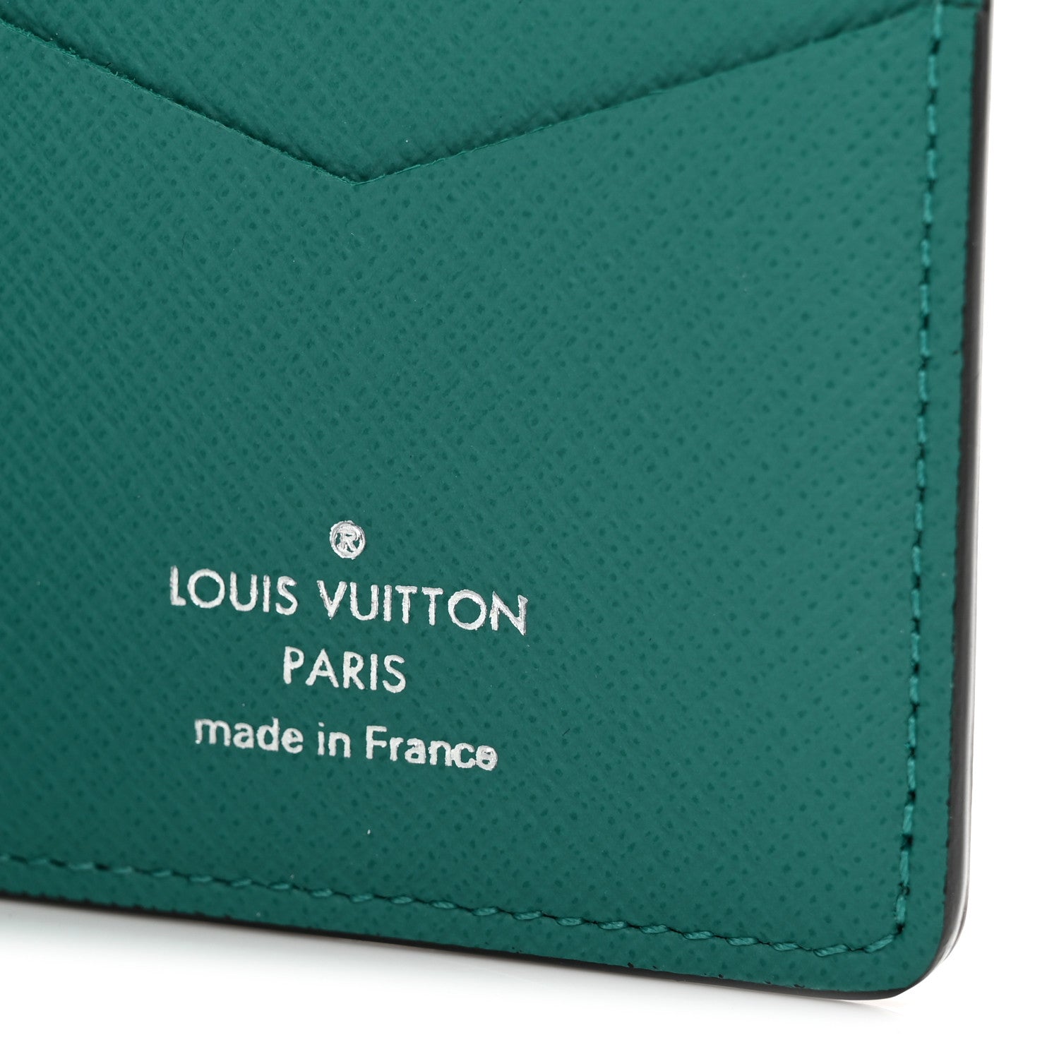 Louis Vuitton Monogram Taiga Pocket Organizer Vert 6 of 7