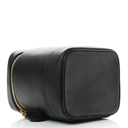 Chanel Caviar Vanity Cosmetic Case Black 4 of 10