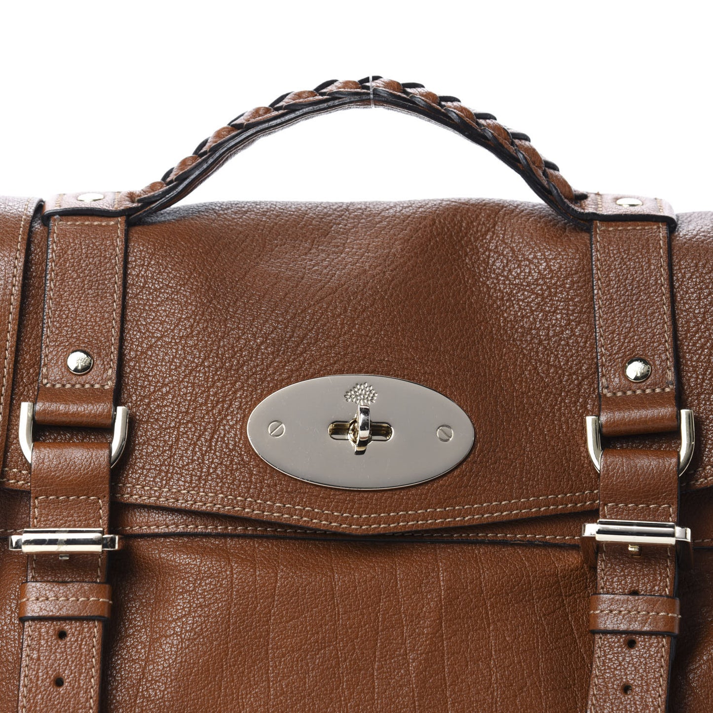 Small Grain Calf Medium Alexa Oak