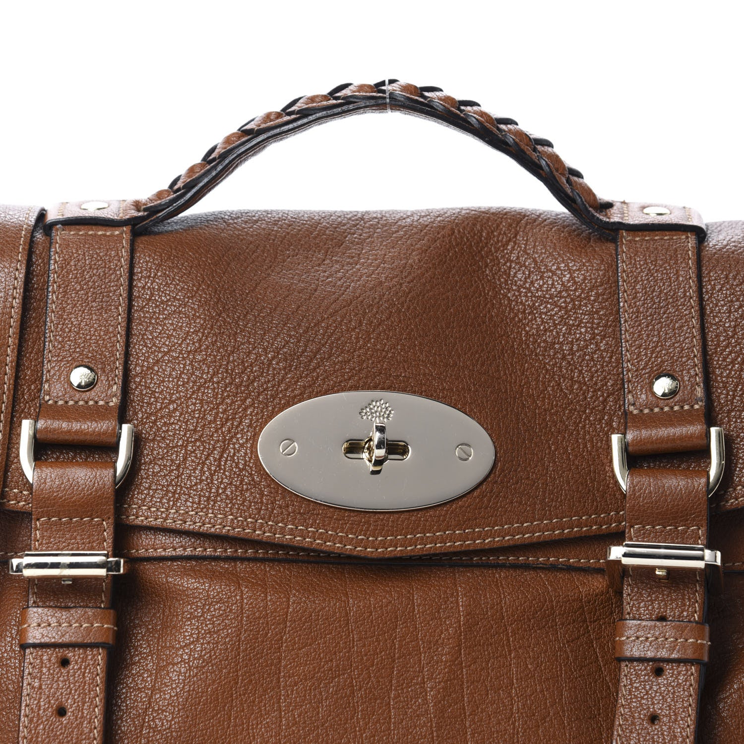 Mulberry Small Grain Calf Medium Alexa Oak 11 of 11