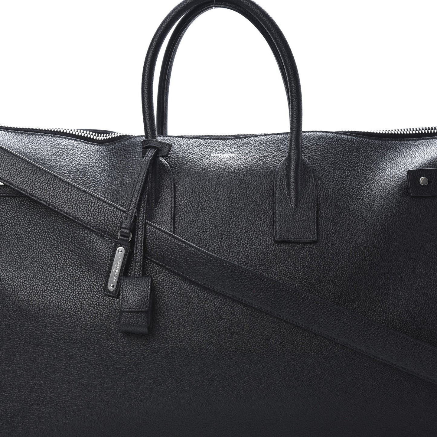 Grained Calfskin 48H Sac De Jour Duffle Black