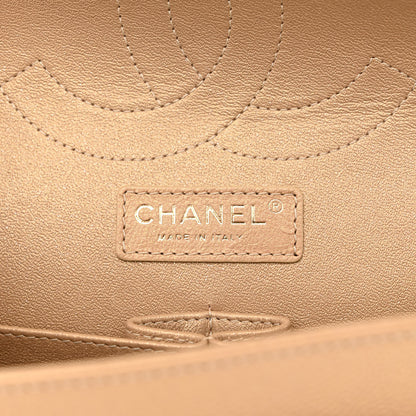 Chanel Pearly Caviar Quilted Jumbo Double Flap Gold 6 of 14