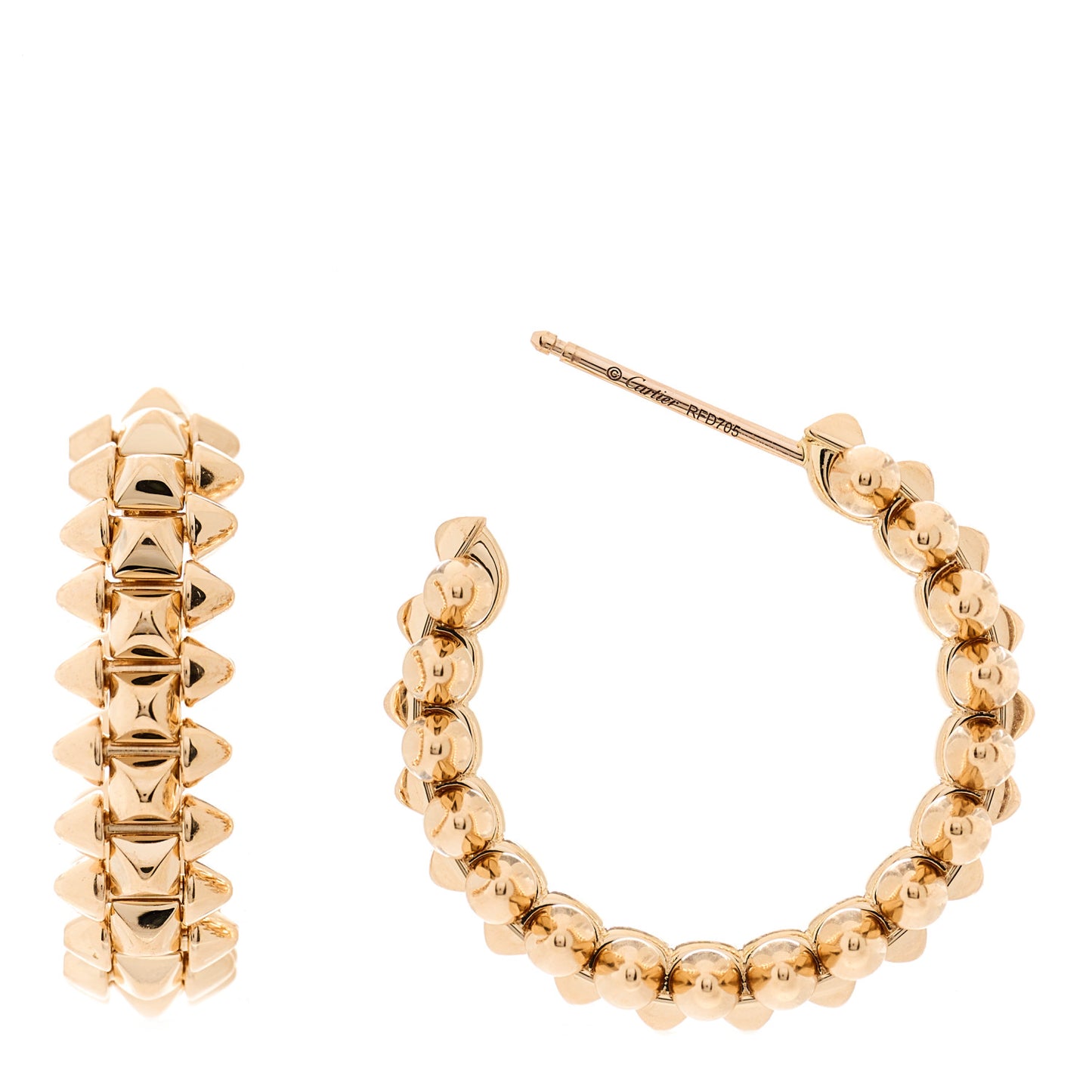 18K Pink Gold Small Clash de Cartier Earrings