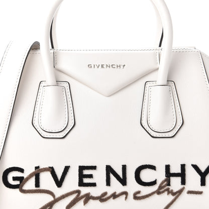 Givenchy Calfskin Signature Logo Small Antigona White 10 of 10