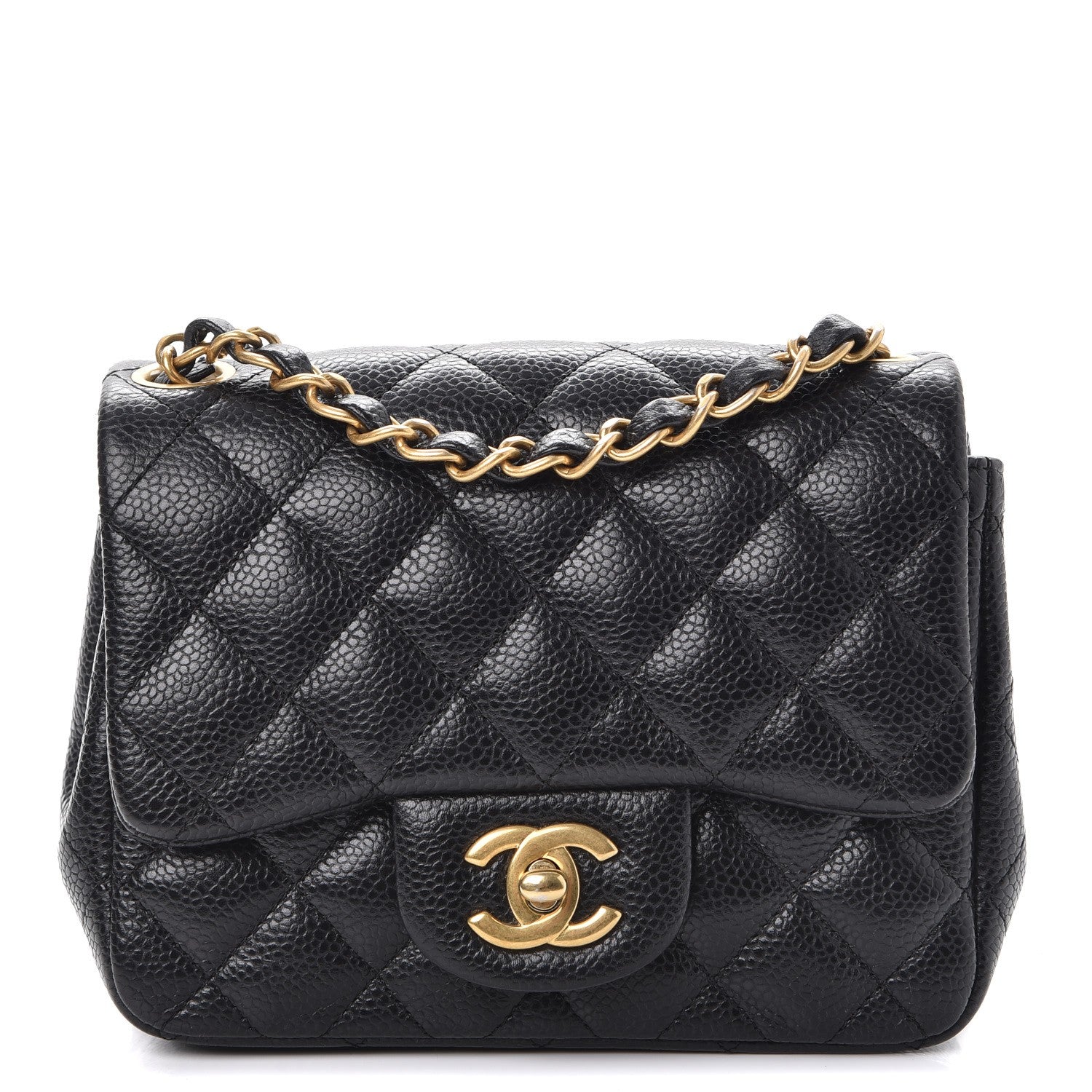 Chanel Caviar Quilted Mini Square Flap Black 1 of 7