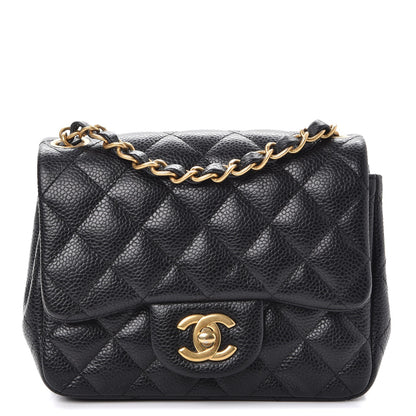 Chanel Caviar Quilted Mini Square Flap Black 1 of 7