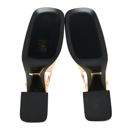 Gucci Malaga Kid Horsebit 75mm Slingback Pumps 35.5 Skin Rose 5 of 8