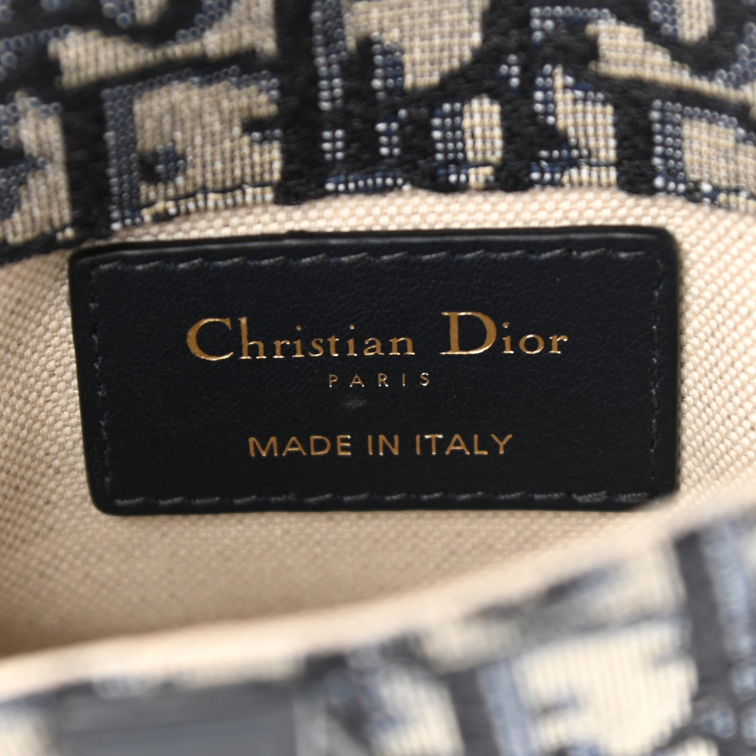 Christian Dior Oblique Saddle Belt Pouch Blue 6 of 10