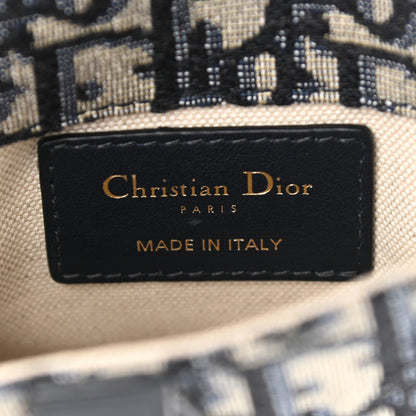 Christian Dior Oblique Saddle Belt Pouch Blue 6 of 10