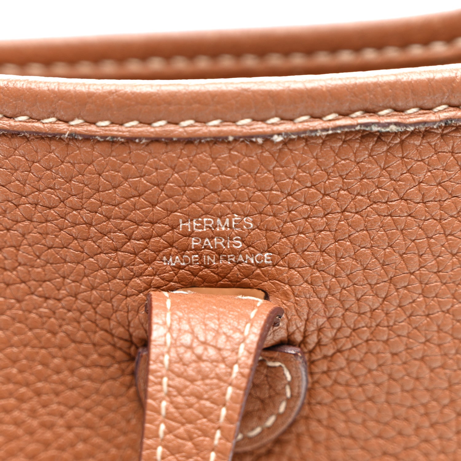 Hermes Taurillon Maurice Amazone Evelyne TPM Gold White 6 of 12
