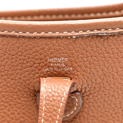 Hermes Taurillon Maurice Amazone Evelyne TPM Gold White 6 of 12
