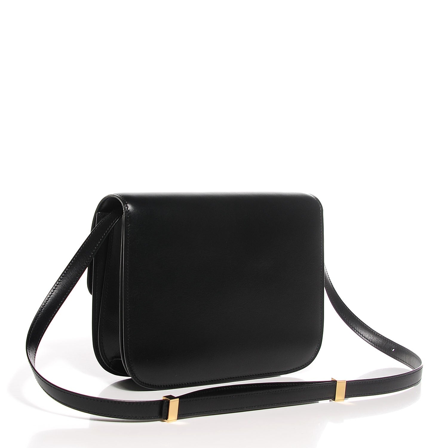 Celine Liege Calfskin Medium Classic Box Flap Bag Black 3 of 7