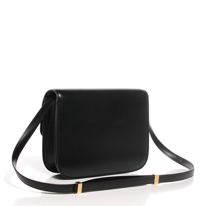 Celine Liege Calfskin Medium Classic Box Flap Bag Black 3 of 7