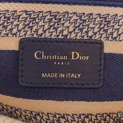 Christian Dior Canvas Reverse Embroidered Rêve d'Infini Medium Lady D-Lite Blue Multicolor 6 of 10