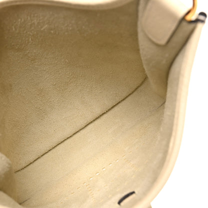Hermes Taurillon Clemence Evelyne 23 Poche III Cream 5 of 10
