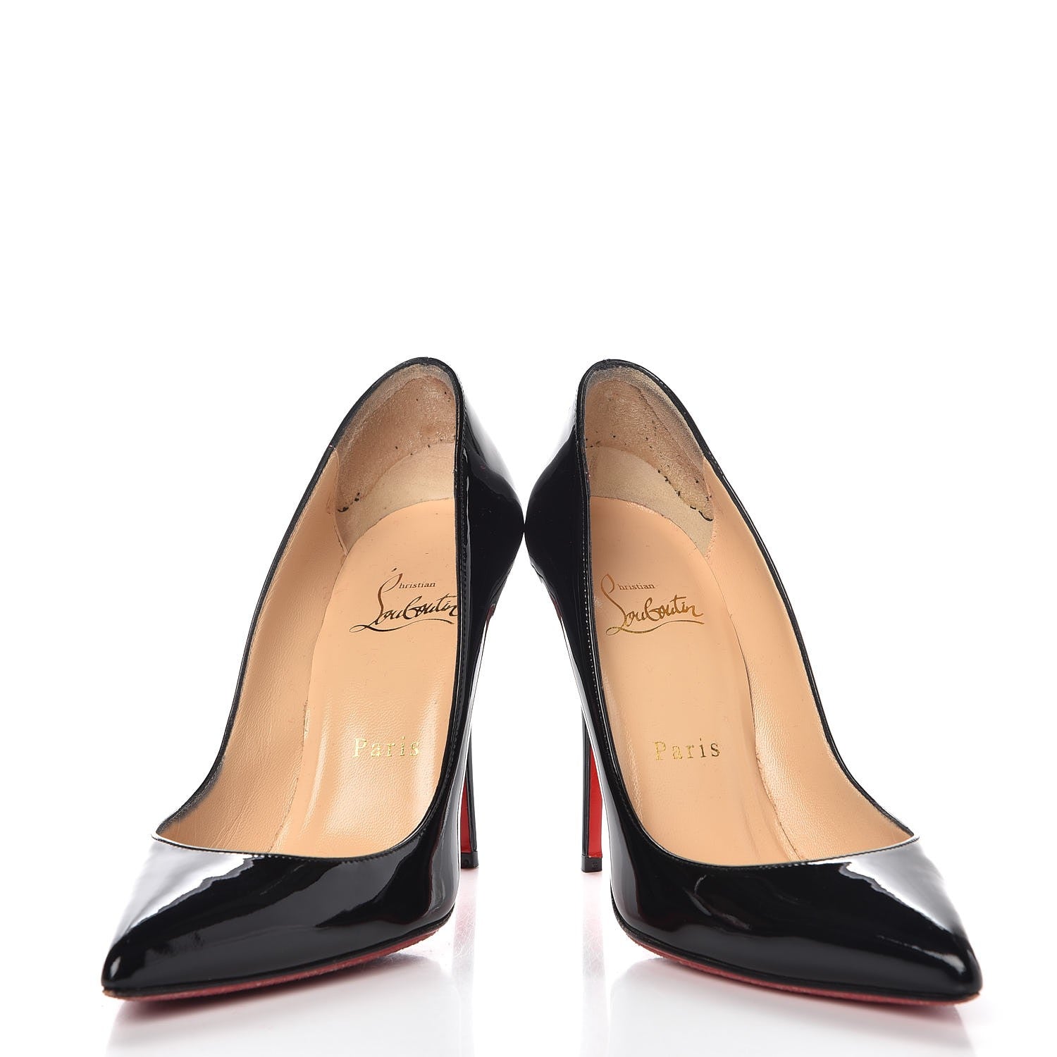Christian Louboutin Patent Pigalle Follies 100 Pumps 36 Black 6 of 12