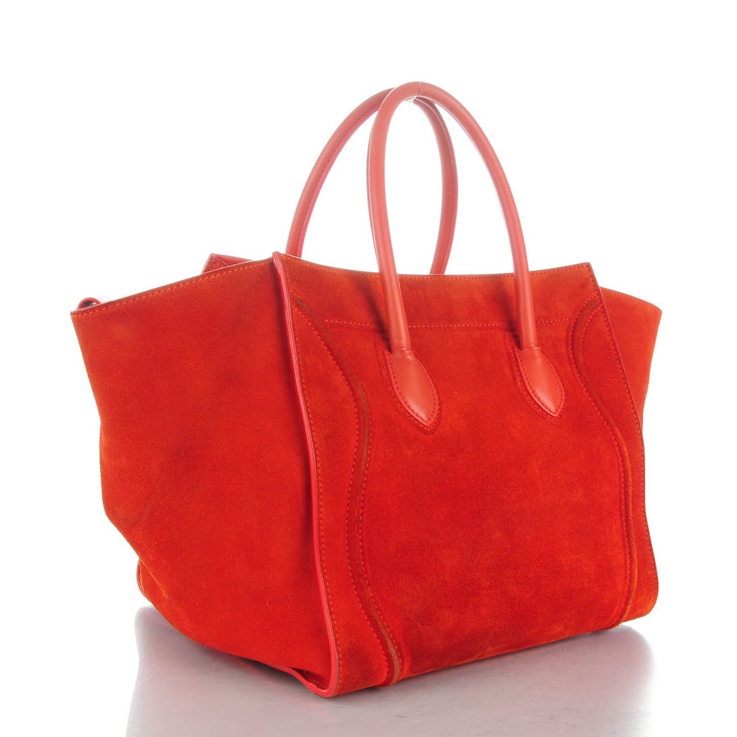 Suede Medium Phantom Luggage Bright Orange