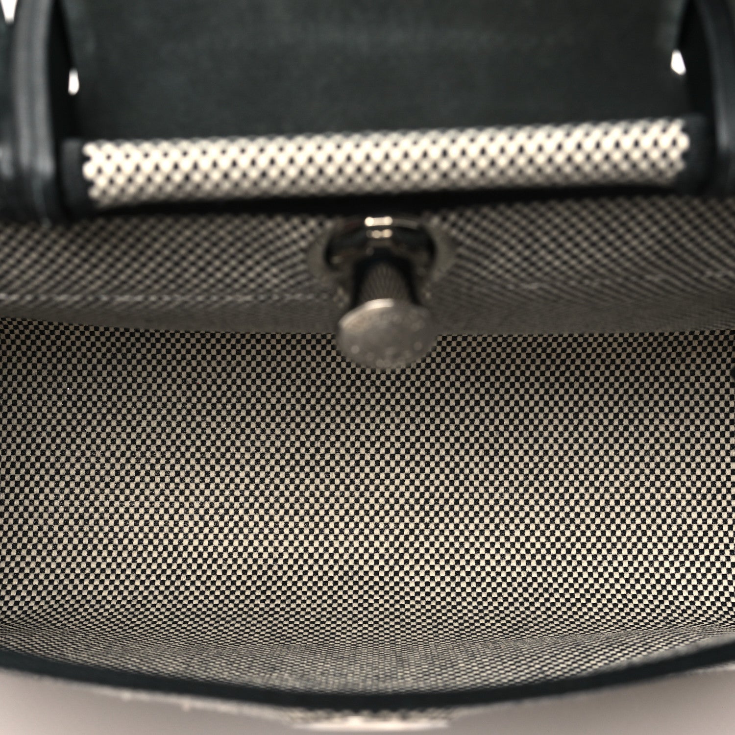 Hermes Vache Hunter Criss Viking Herbag Zip Retourne 31 PM Ecru Black 5 of 11