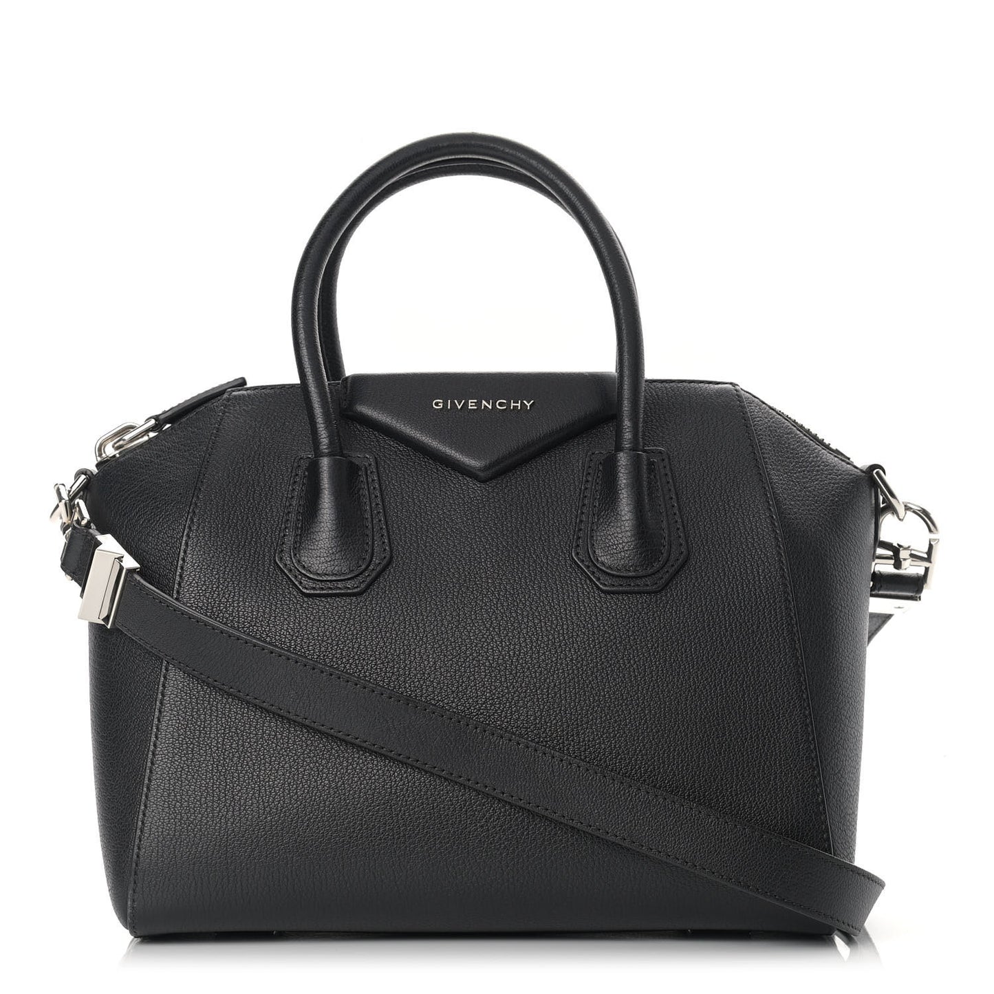 Sugar Goatskin Small Antigona Black