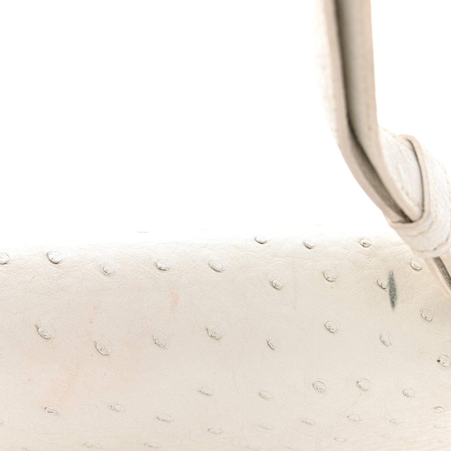 Hermes Ostrich Fonsbelle White 13 of 14