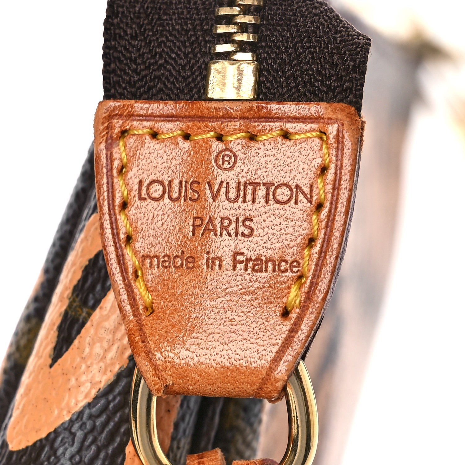Louis Vuitton Monogram Graffiti Pochette Accessories Peach 7 of 11