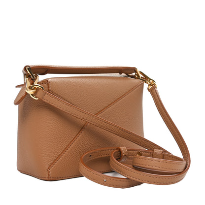 Loewe Calfskin Mini Puzzle Edge Bag Toffee 3 of 9