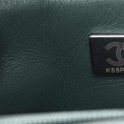 Chanel Tweed Quilted Mini Rectangular Flap Green 7 of 10