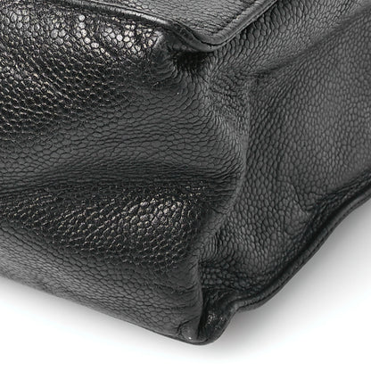 Chanel Caviar CC Shopper Tote Black 10 of 13