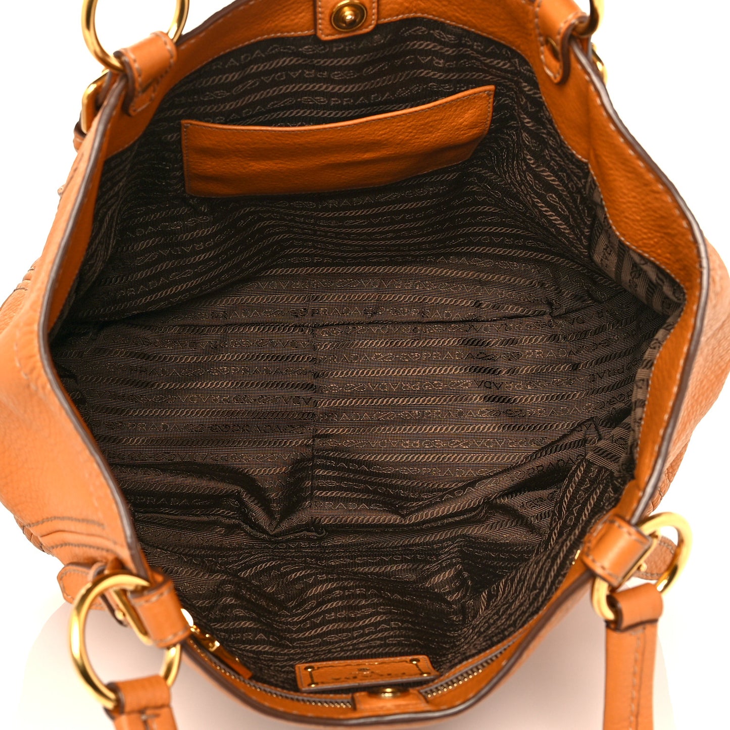 Vitello Daino Tote Ambra