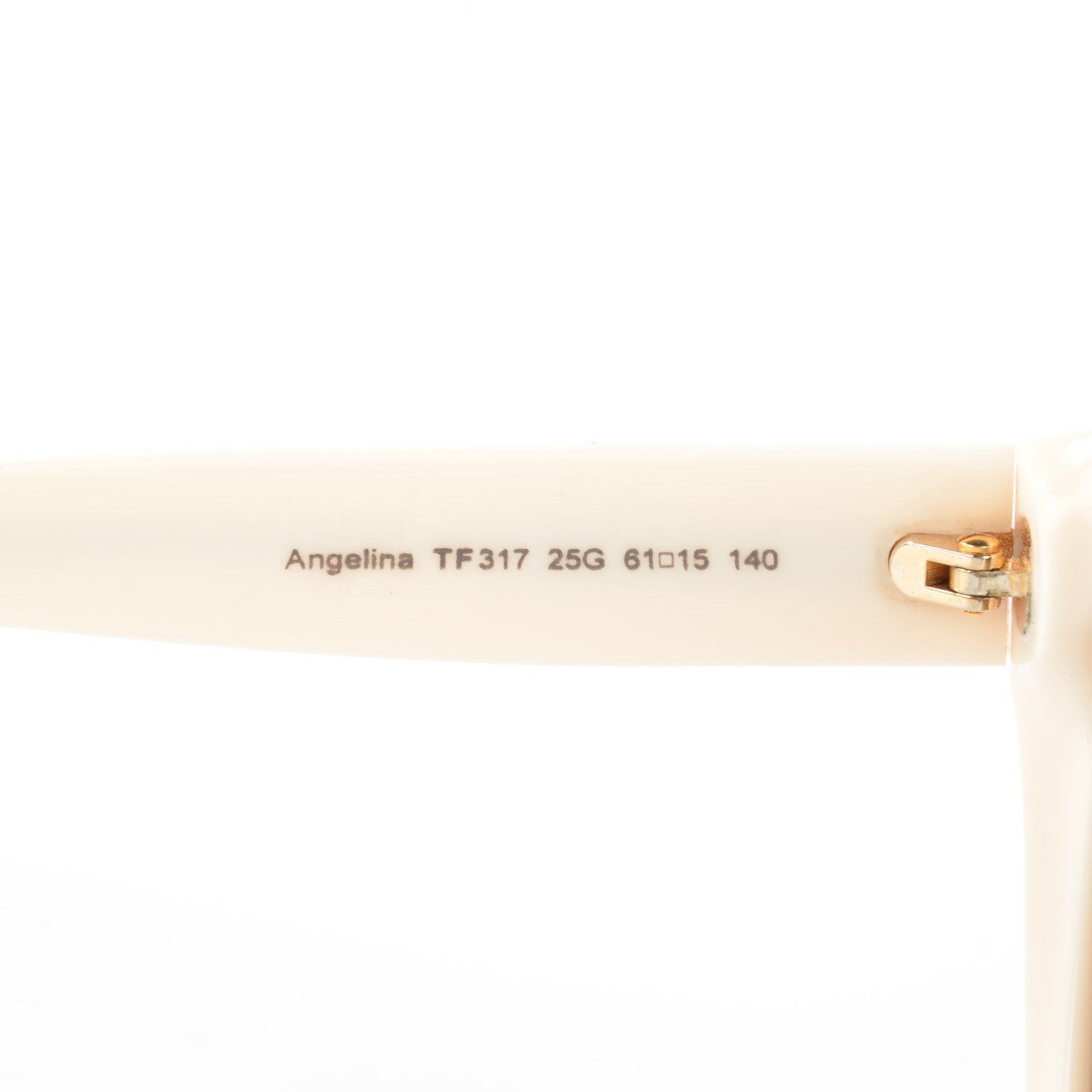 Tom Ford Angelina Sunglasses TF317 Off White 3 of 6