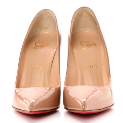 Christian Louboutin Patent Pigalle Follies 100 Pumps 36.5 Nude 2 of 10