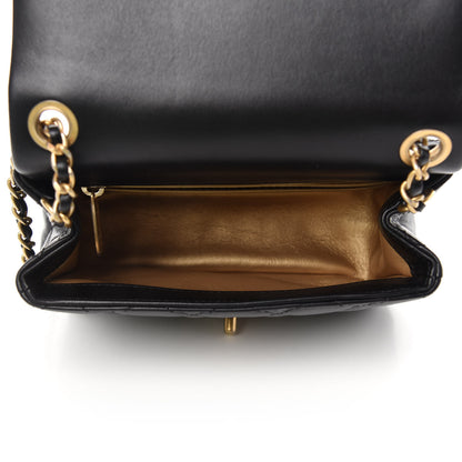 Chanel Lambskin Quilted Mini Pearl Crush Flap Black 5 of 11