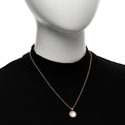 Bulgari 18K Rose Gold Diamond Black Onyx Mother of Pearl BVLGARI BVLGARI Pendant Necklace 2 of 6