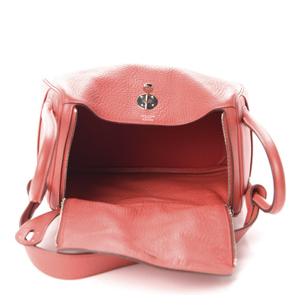 Hermes Taurillon Clemence Lindy 26 Bougainvillea 5 of 15