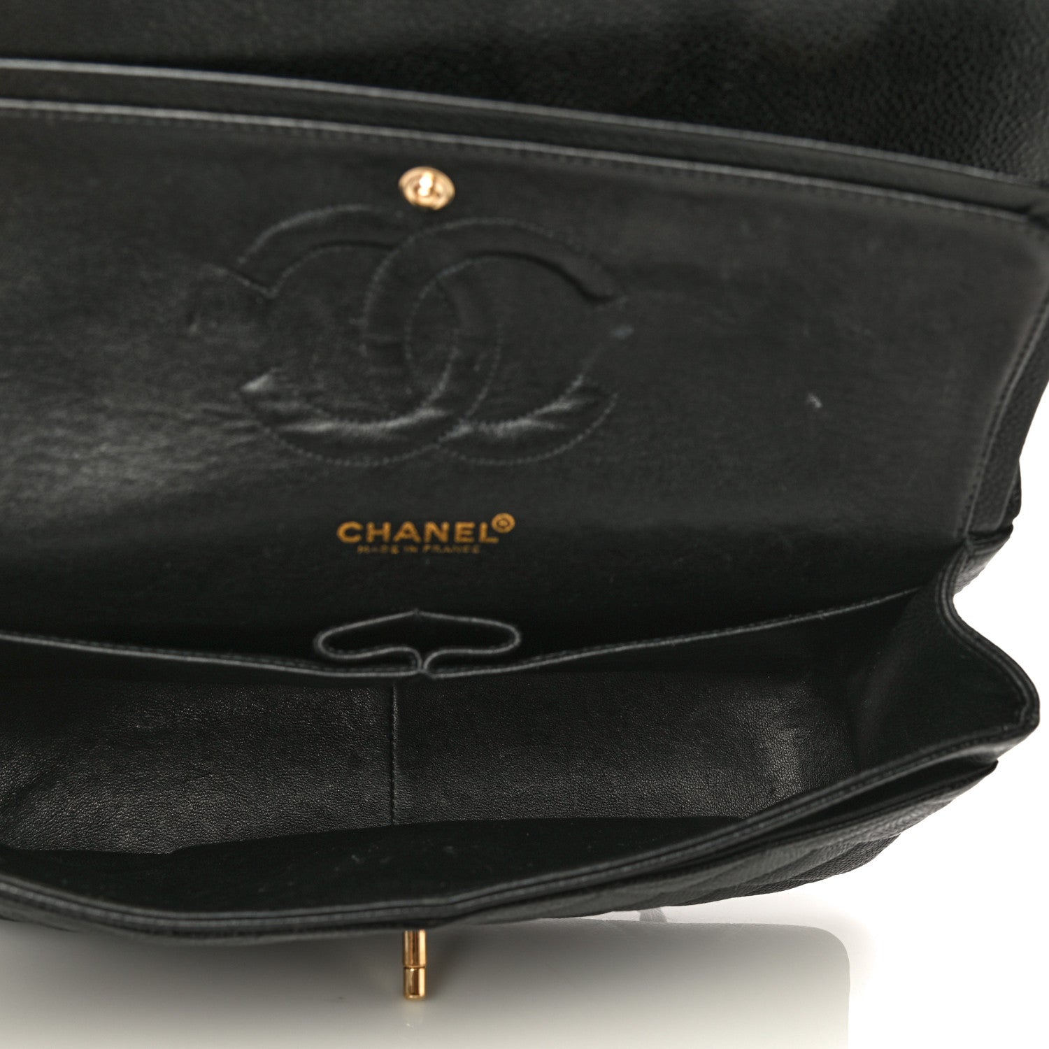 Chanel Caviar Quilted Small Double Flap Black 5 of 19