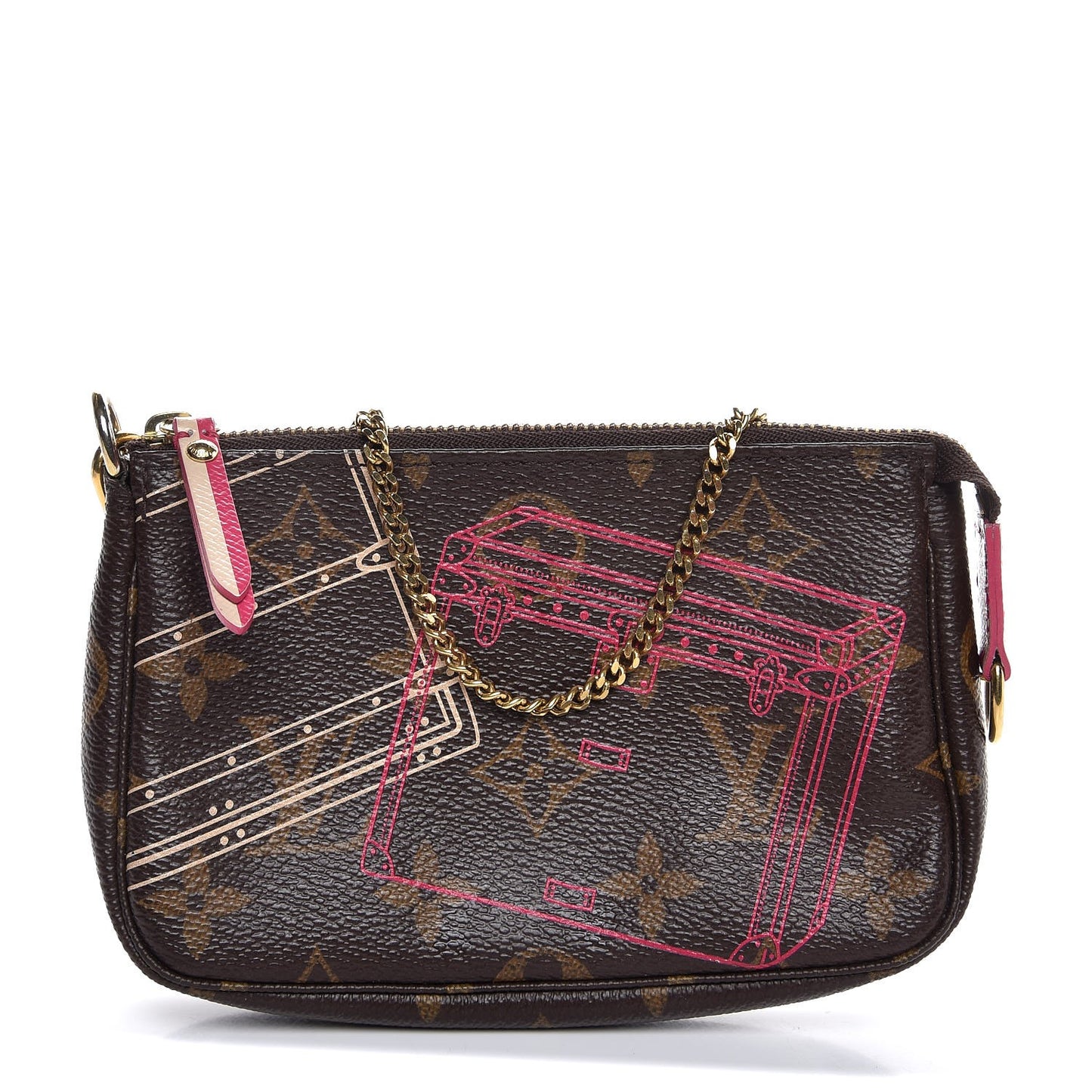Monogram Christmas Animation Mini Pochette Accessories