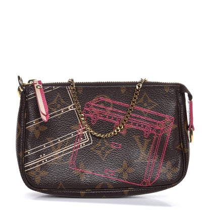 Louis Vuitton Monogram Christmas Animation Mini Pochette Accessories 1 of 7