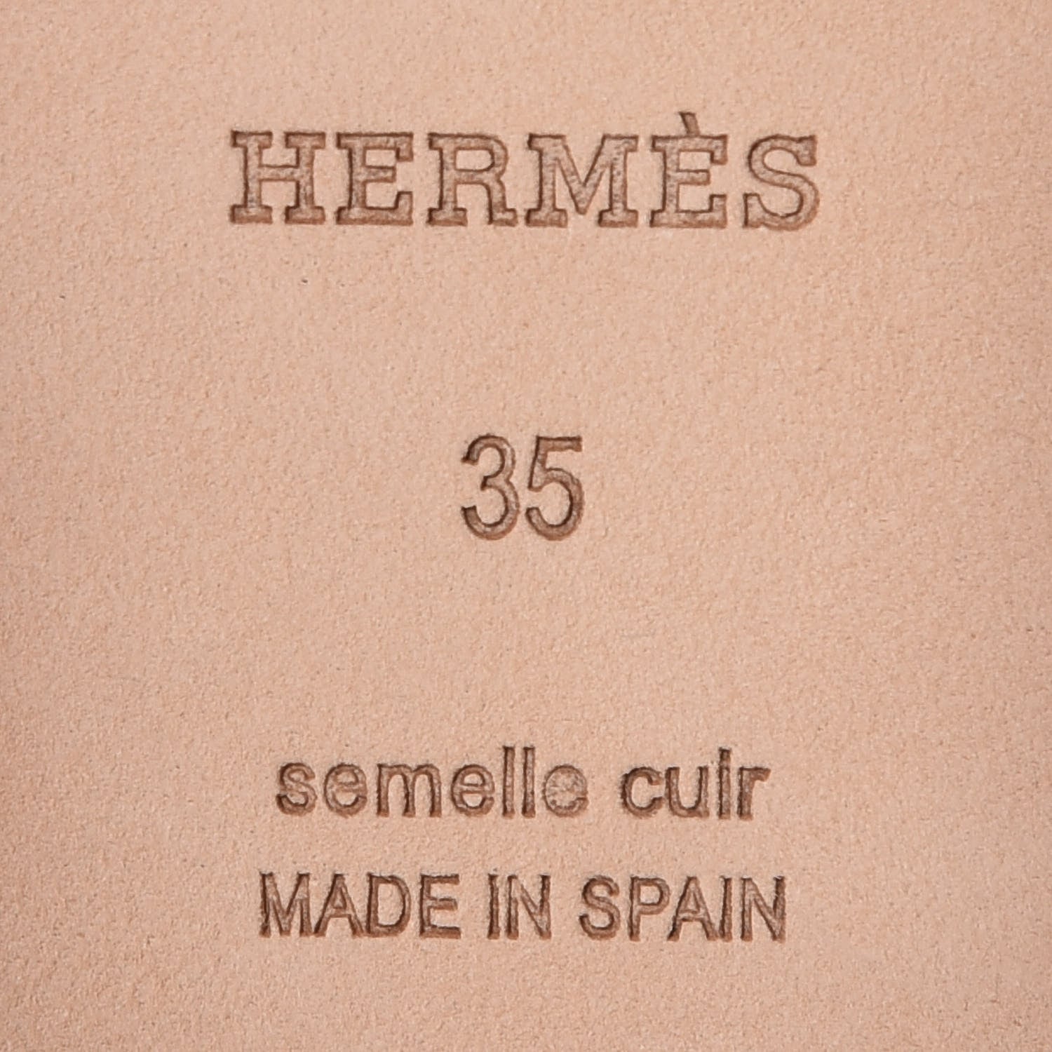 Hermes Calfskin Lisboa Sandals 35 Bordeaux 6 of 7