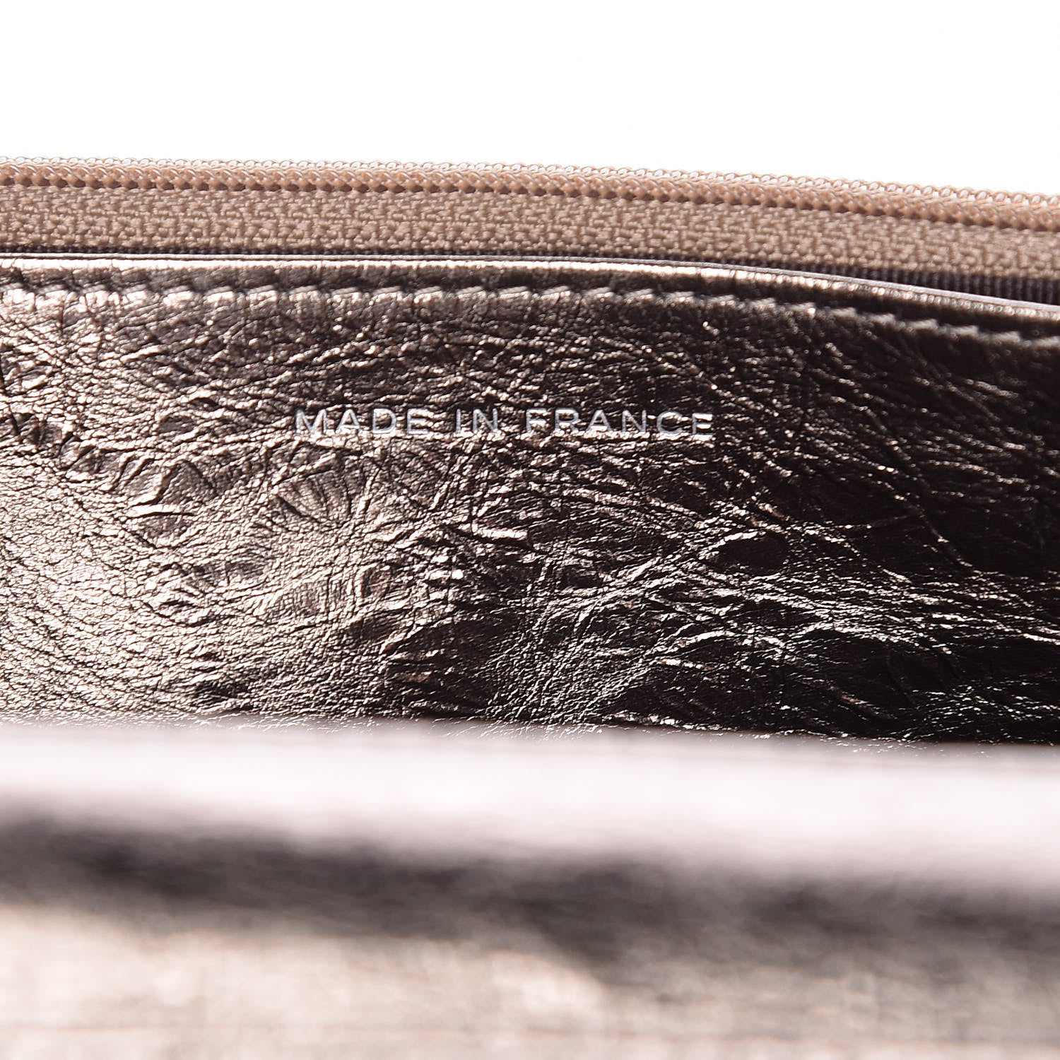 Chanel Metallic Aged Calfskin Quilted Reissue Wallet On Chain WOC Bronze 7 of 10