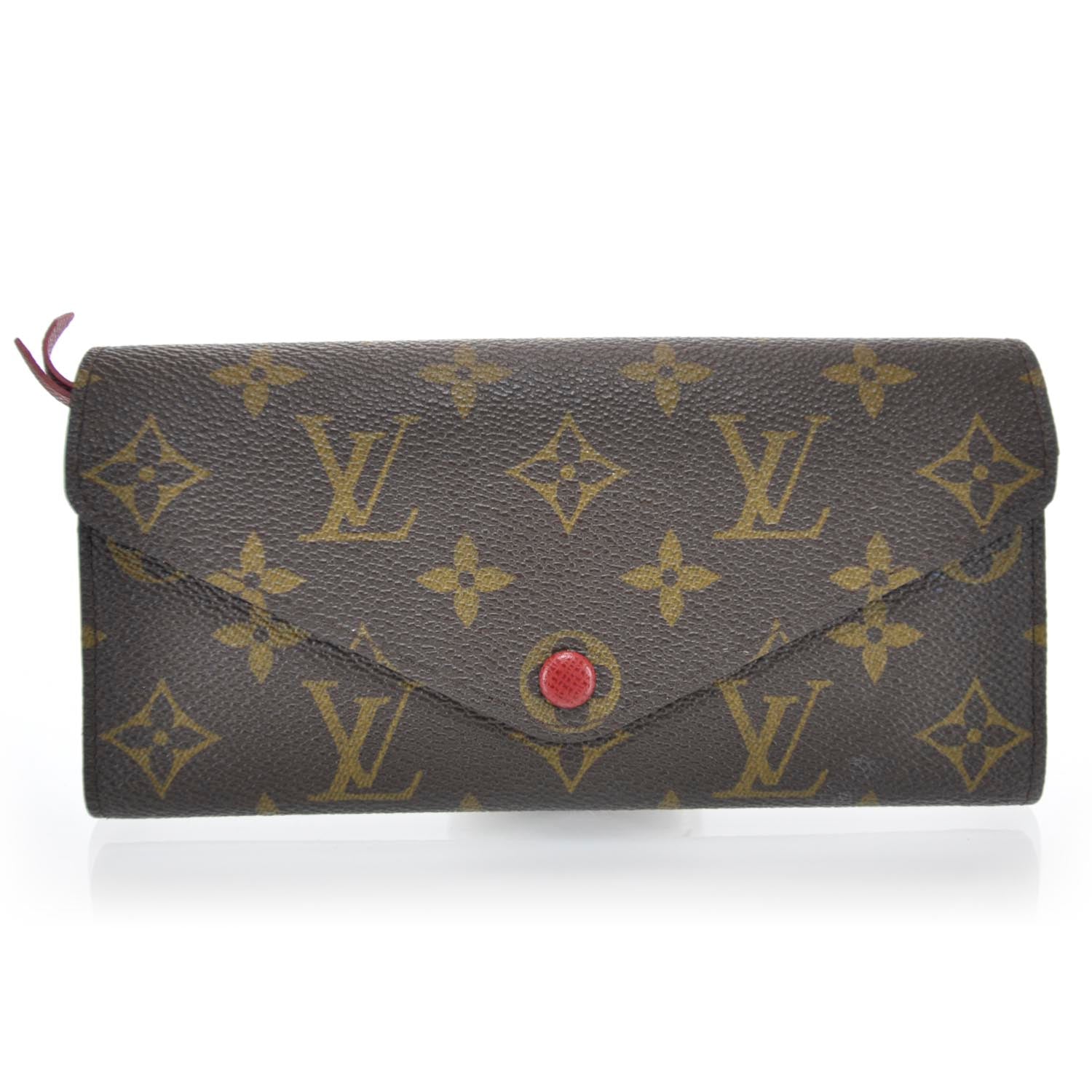 Louis Vuitton Monogram Josephine Wallet Red 1 of 7