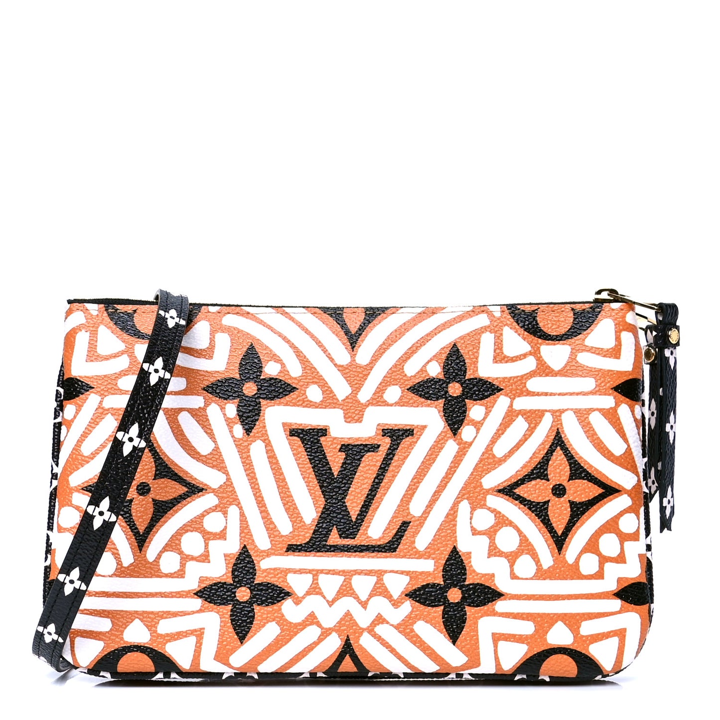 Monogram Giant Crafty Double Zip Pochette Creme Caramel