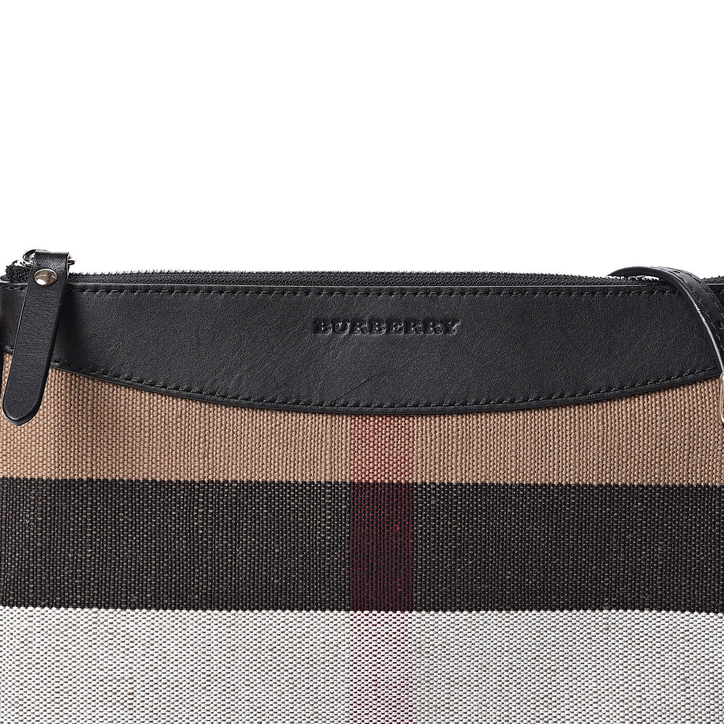 Mega Check Peyton Crossbody Clutch Bag Black