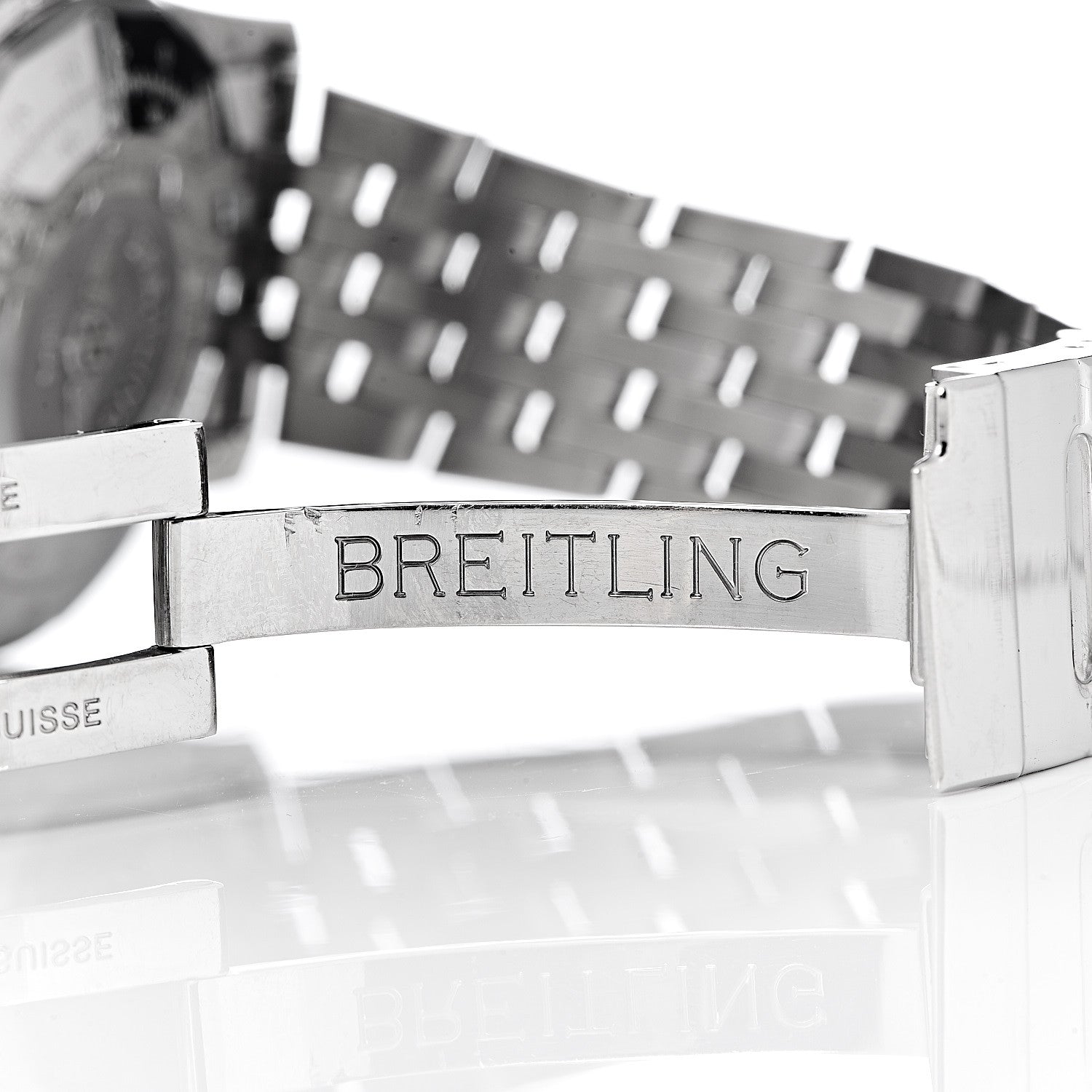 Breitling Stainless Steel 42mm Navitimer Chronograph Automatic Watch White A23322 7 of 7