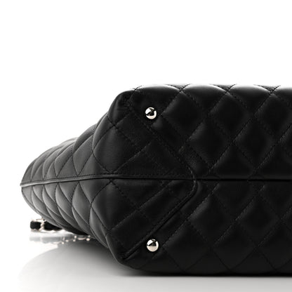 Chanel Calfskin Quilted Large Shopping Tote Black 9 of 10
