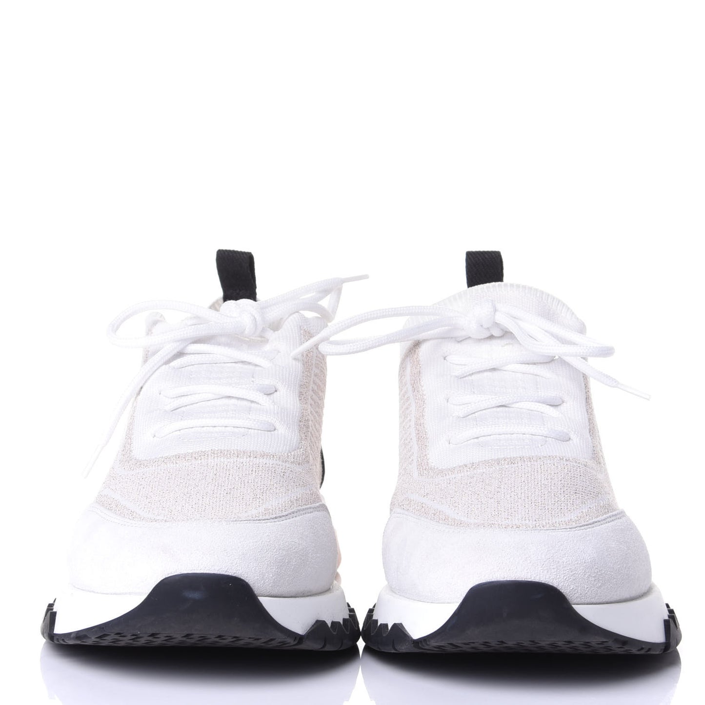 Technical Canvas Goatskin Womens Addict Sneakers 39 Multicolor Rose Dore