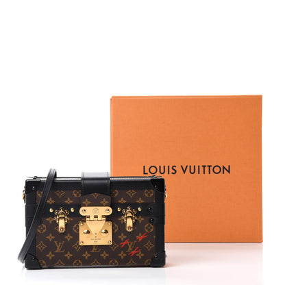 Louis Vuitton Monogram Petite Malle Black 11 of 11